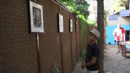 10-year old Afghan refugee artist dubbed "Little Picasso" gets first show in Belgrade