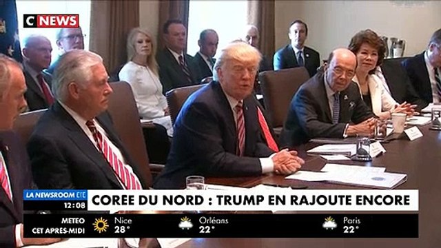 Donald Trump: les options militaires avec la Corée du Nord sont prêtes à être employées