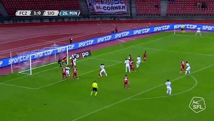 FC Zürich 2:0 FC Sion (Swiss Super League 10 August 2017)