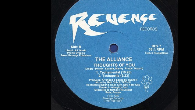 The Alliance - Thoughts Of You (Techamental) (B1)