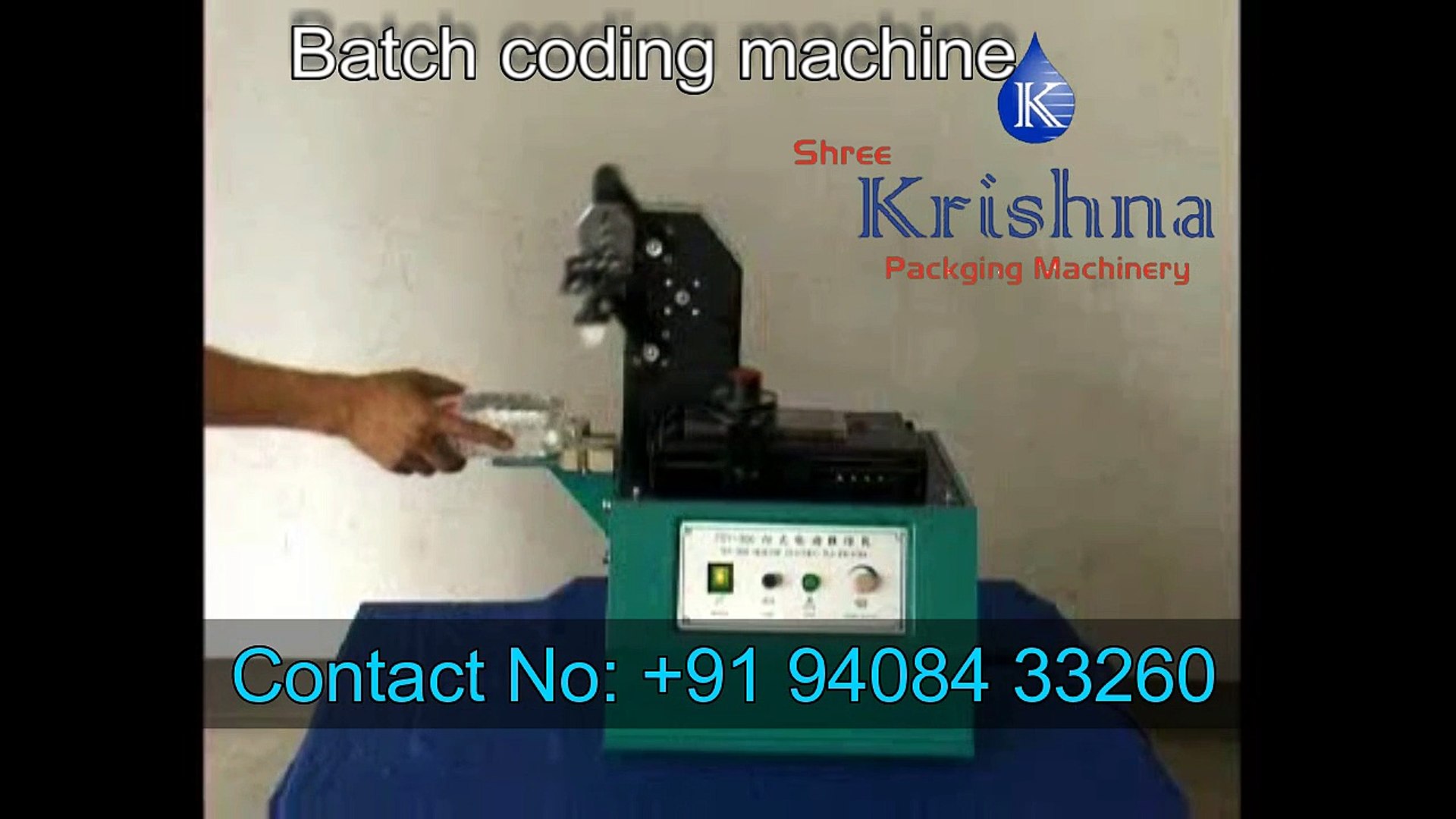 ⁣inkjet batch coding and printing machine