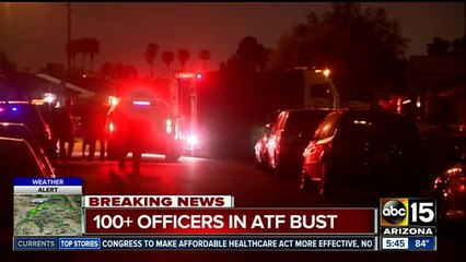 Over 100 officers involved in Valley ATF raid