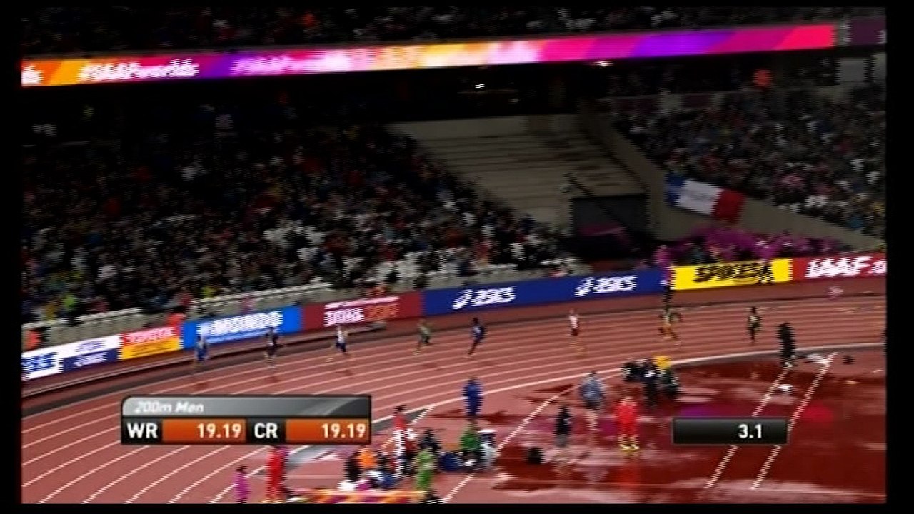 Mondiaux d'athlétisme demi finale 200m wilfried hua n'accède pas à la finale