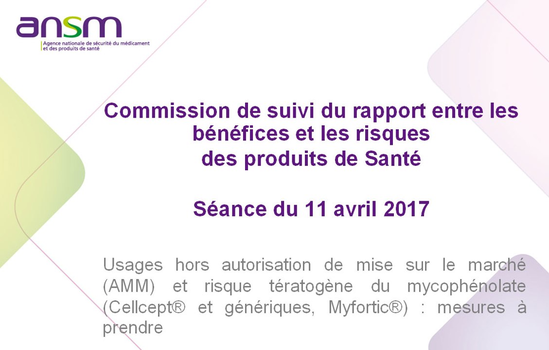 Mycophénolate : usages hors autorisation de mise sur le marché (AMM) et risque tératogène