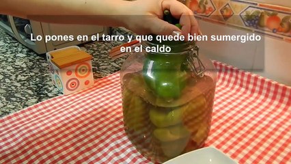 Cómo hacer pimientos encurtidos (Samorra)