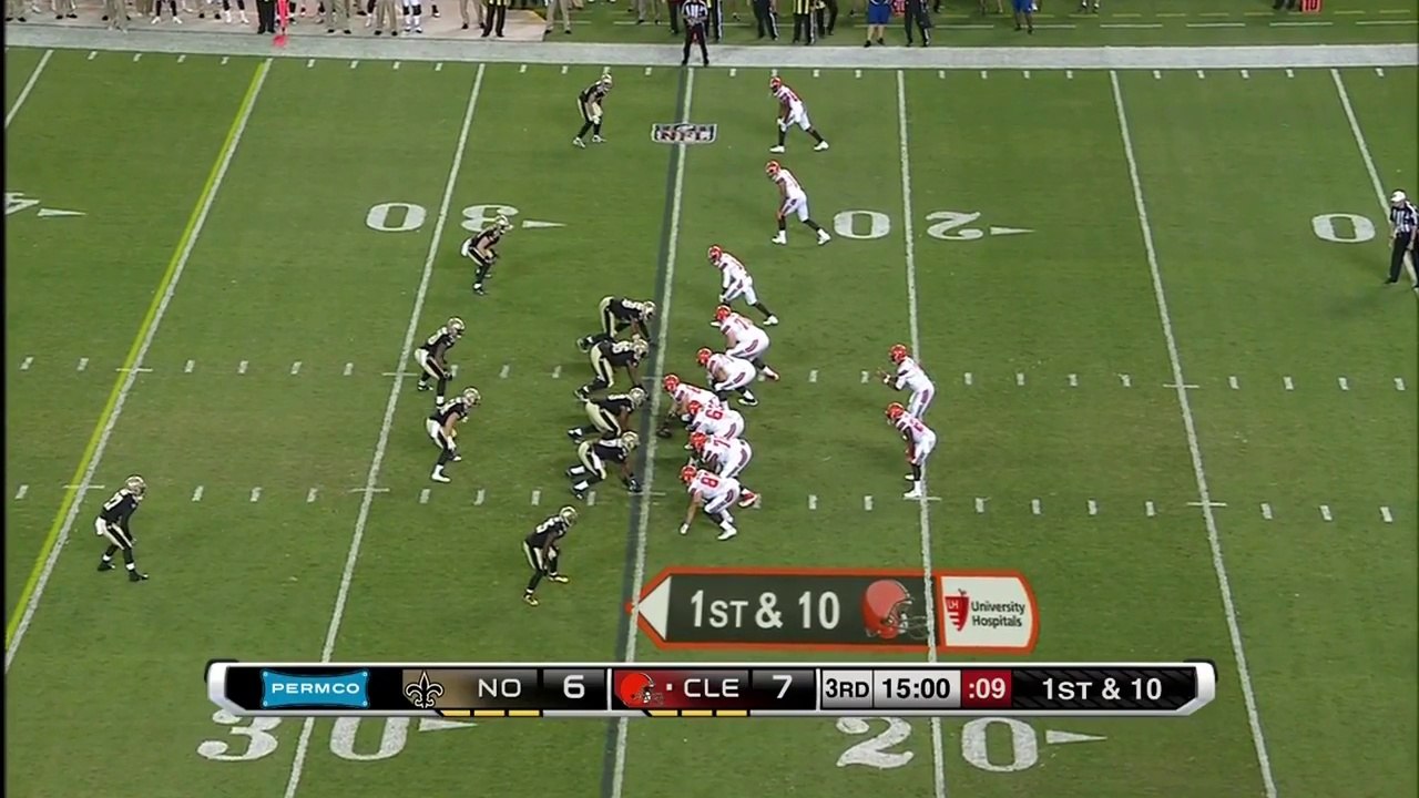 NFL Every DeShone Kizer Throw Against New Orleans - Saints vs. Browns - Preseason Wk 1 Player Highlights - USA SPORTS