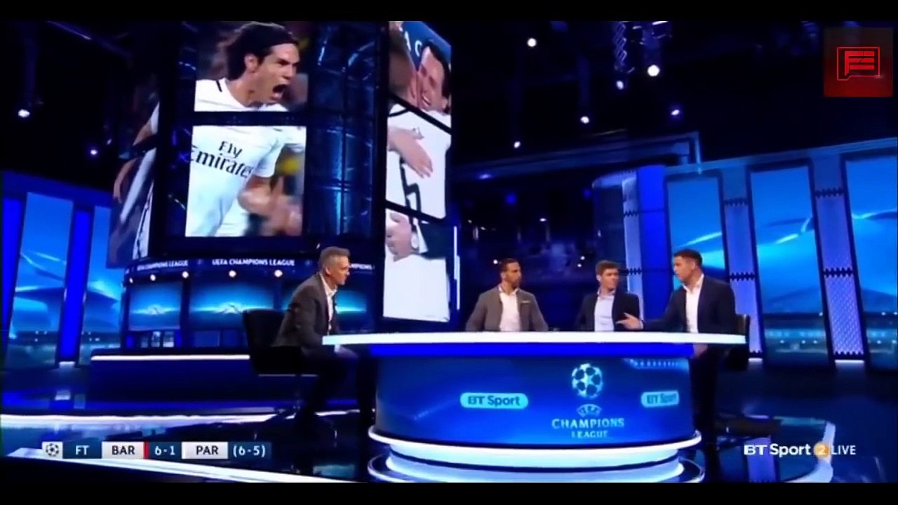 Barcelona vs PSG 6 1 Full Post Match Analysis By Rio Ferdinand, Steven Gerrard & Michael O