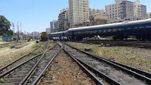 اللحظات الأولى لتصادم قطاري الإسكندرية