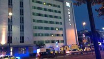Toddler dies after being run over outside Manchester hotel