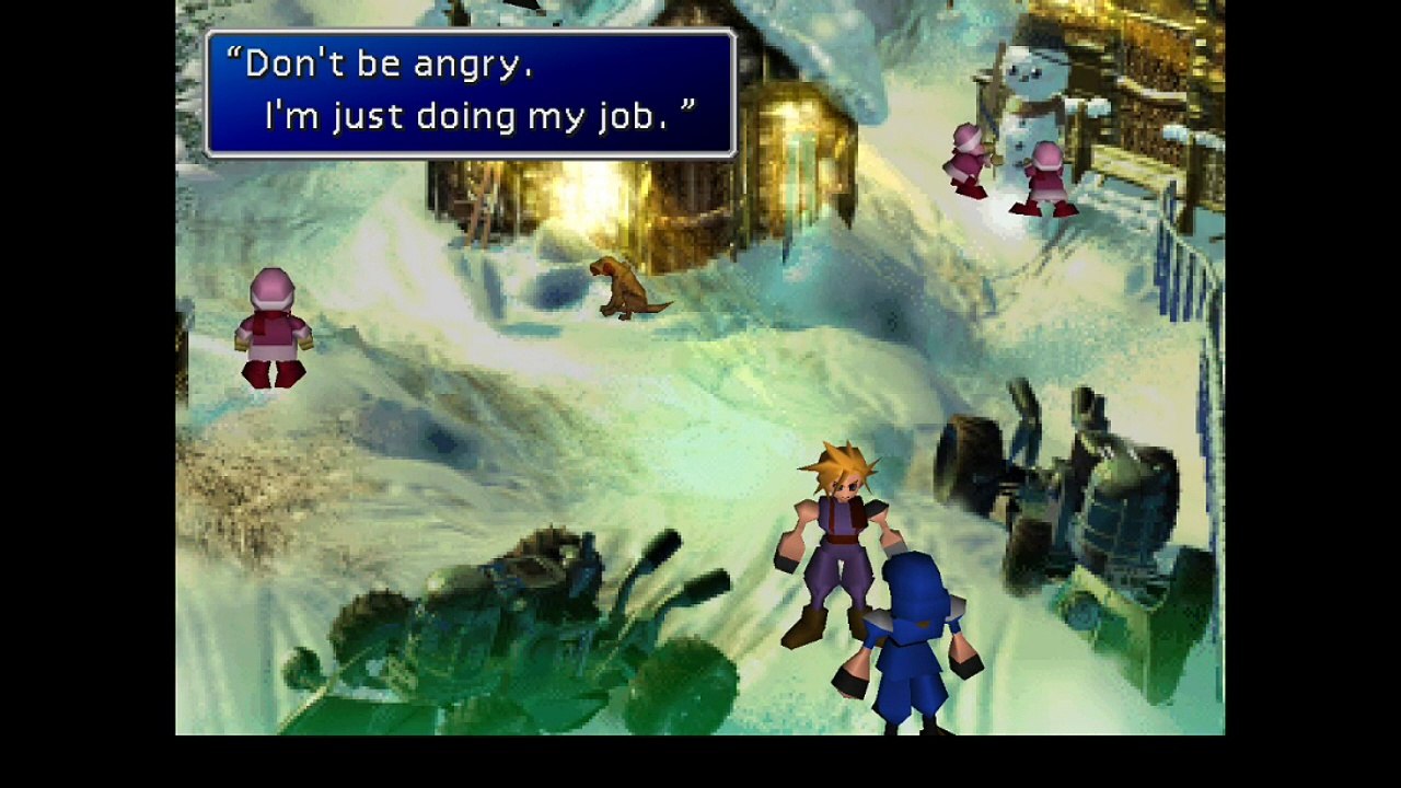 Final Fantasy VII Part 048 - Snowboarding and Exposure on the Glacier