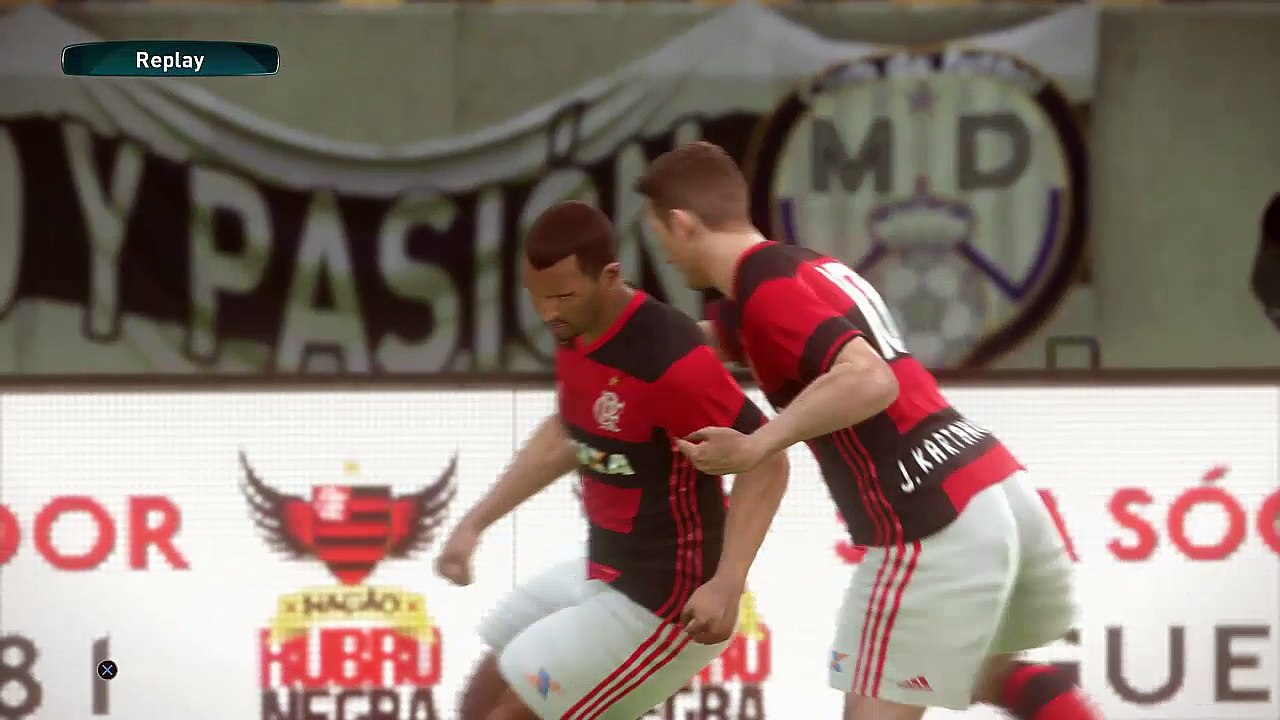 PES 2017 Flamengo vs Real Madrid Passei o RODO
