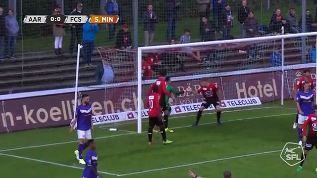 FC Aarau 1:2 Schaffhausen (Swiss Chellenge League 10 August 2017)