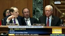Sen Hatch Clearly Irritated Democrats Are Acting Like Tom Price Is Not Qualified To Be HHS