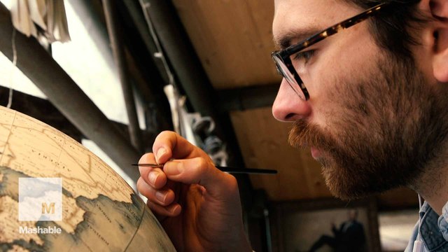 In a world of Google maps, bespoke handcrafted globes are making an unexpected return