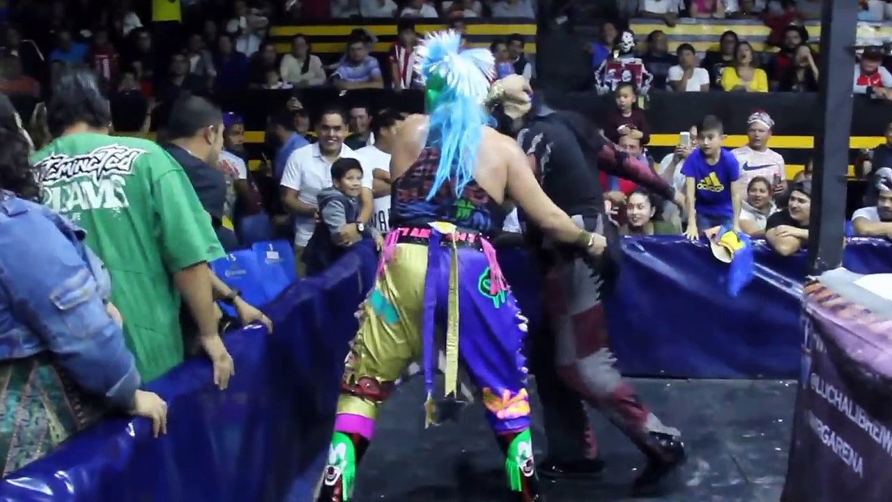 Psycho Clown, Texano Jr y la Parka vs Pagano, Monster Clown y Murder Clown