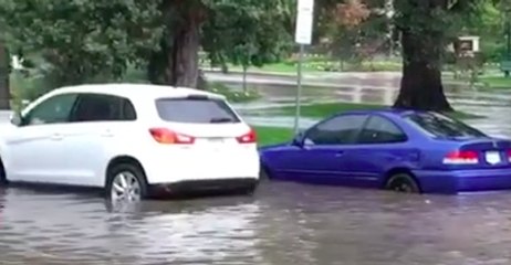 Thunderstorm Causes Flooding in Fort Collins