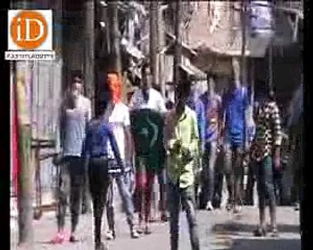 Clashes erupted after Friday congregation prayers in Kashmir