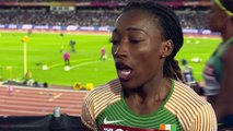 Mondiaux d'athlétisme Londres 2017 - Marie-Josée Ta Lou CIV 200 Mètres Heat 6