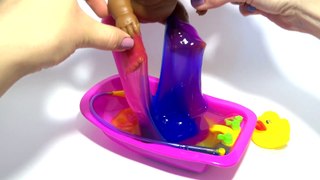 Learn Colors & Learn Number w Baby Doll Bath Time, Slime Surprise Toys Come and Play Fun for Kids