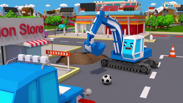 Pequeno Trator Trabalhando Para Crianças | Desenhos Animados Carros Bebês Compilação de 54 min