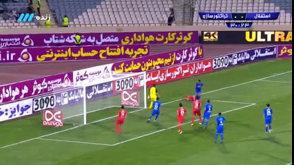 خلاصه بازی استقلال 1-0 تراکتورسازی