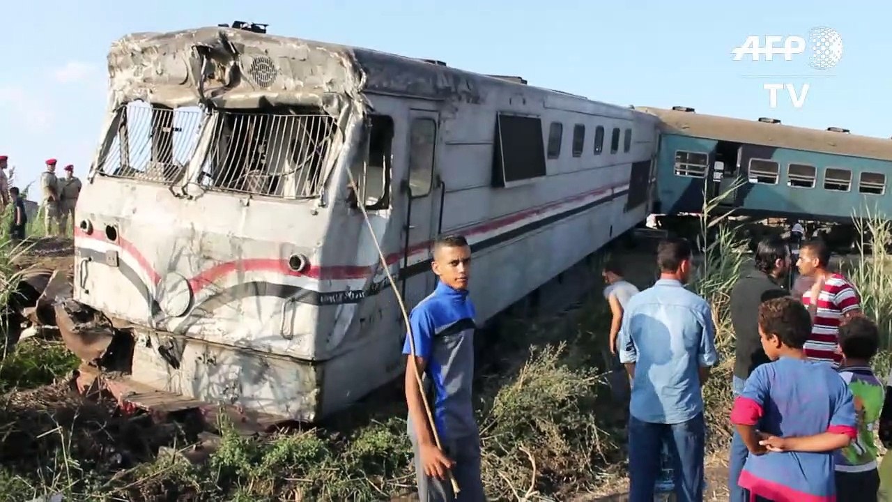 Egypte: au moins 36 morts dans une collision de trains