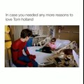Tom Holland is a great guy funny