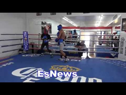 Trainer Offers Fighter $200 To Drop His Fighter In Sparring - EsNews Boxing
