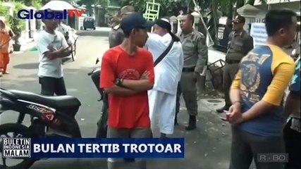 Bulan Tertib Trotoar, Pemilik Gerobak Menolak Ditertibkan