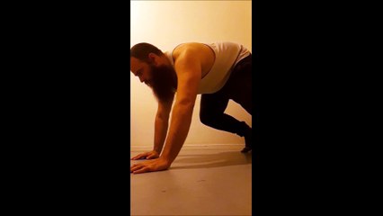 Bear crawls, walks JK