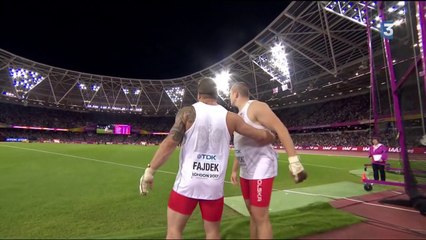 Mondiaux d’athlétisme : Pawel Fajdek gagne son troisième titre mondial au lancer du marteau ! Quentin Bigot 4e !