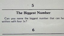 The Biggest Number Maths Puzzle! #55