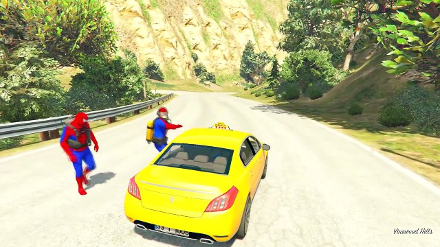 Şimşek McQueen ve Örümcek Adam Yeni Lüks Taksi İle (Çizgi Film Tadında Türkçe Dublaj)