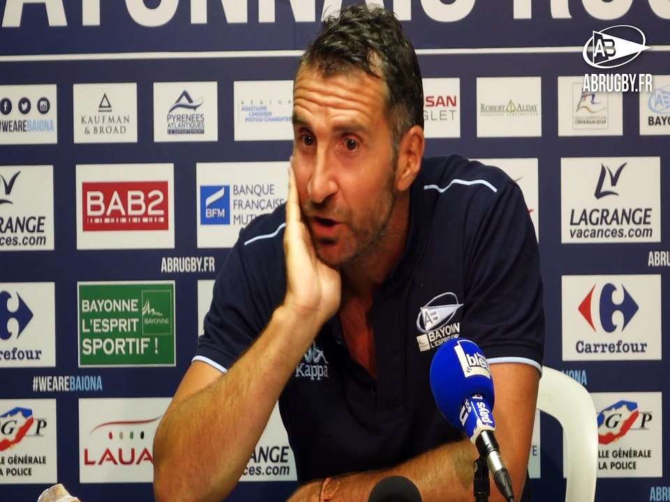 BRT : Bayonne - Racing 92 : La réaction de V. Etcheto
