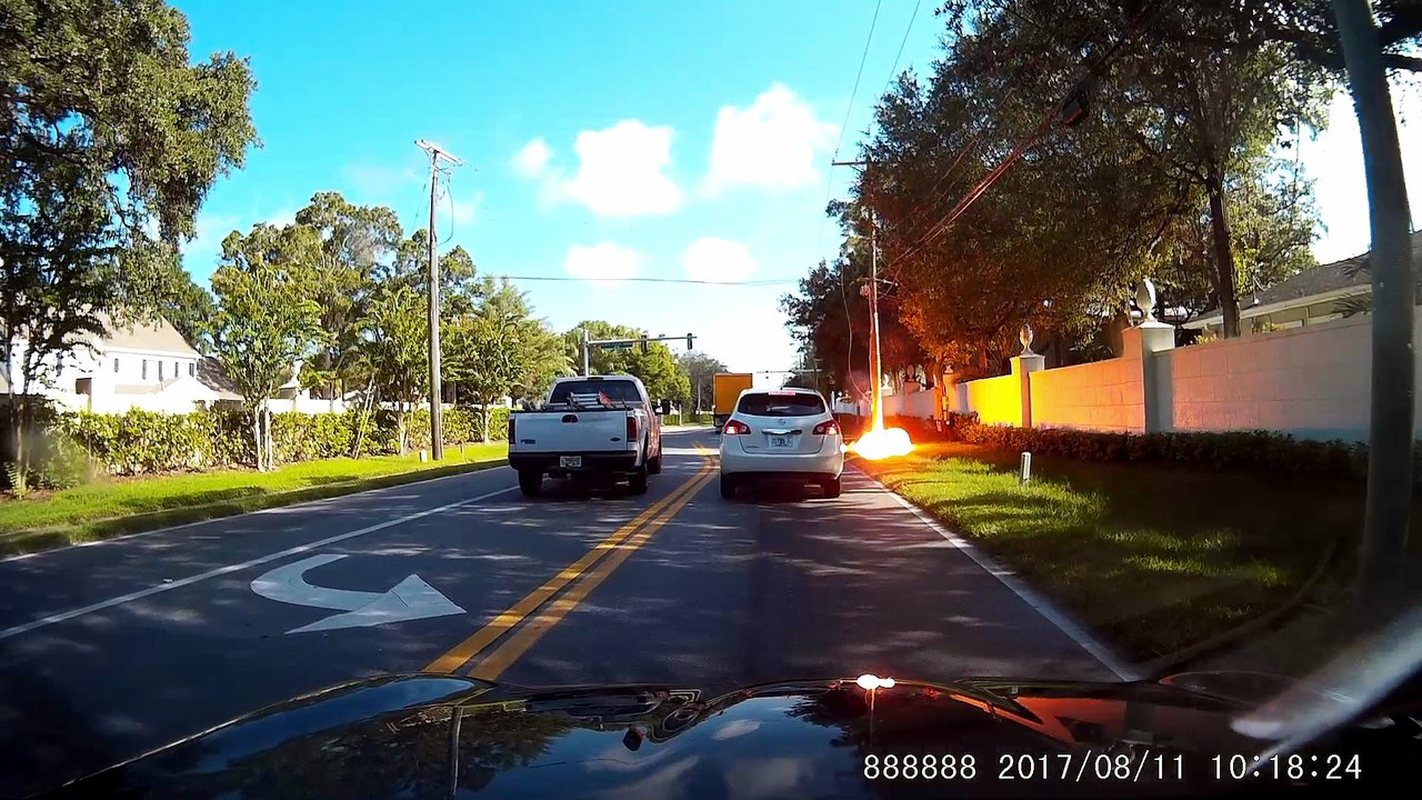 Power Line Sets Fire