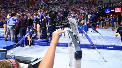 Florida Gymnastics: Alex McMurtry Perfect 10.0 Bars 2 10 17