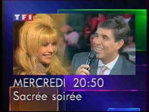 TF1 - 2 Février 1993 - Pubs, bandes annonces, début Durand La Nuit
