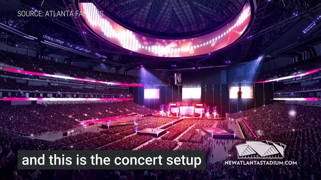 Atlantas new Mercedes Benz Stadium has a retractable roof