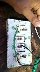 how to make a extension board one switch and two shoket
