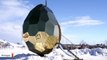 Swedish Town Gets A New Massive Gold Egg-Shaped Sauna