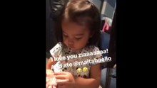 Baby Zia playing with mommy's glam team!