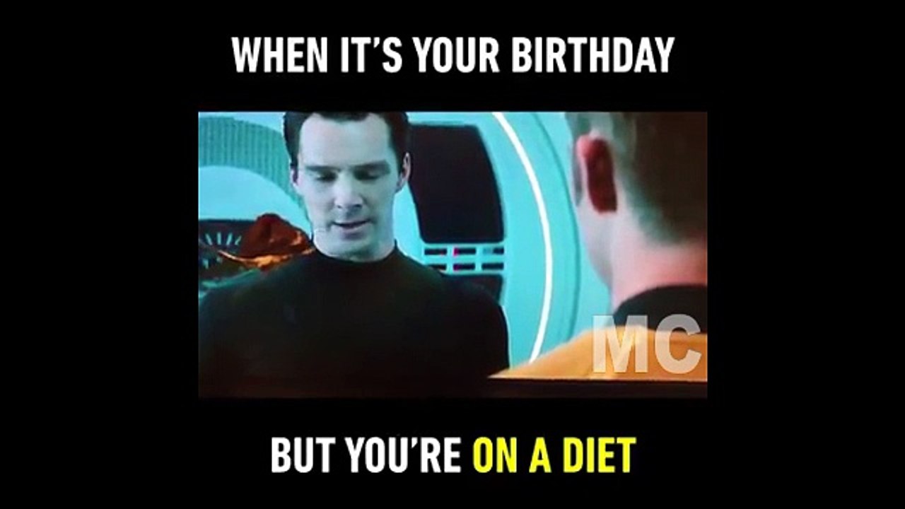 Funny It's your Birthday but you are on a diet
