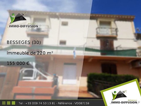 Immeuble A vendre Besseges 220m2 - 155 000 Euros