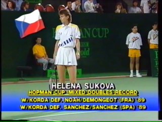 1992 Hopman Cup SF Highlights Boris Becker & Steffi Graf