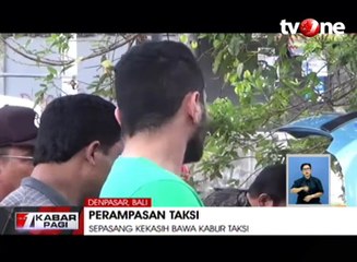 Sepasang Kekasih Nekat Rampas Taksi