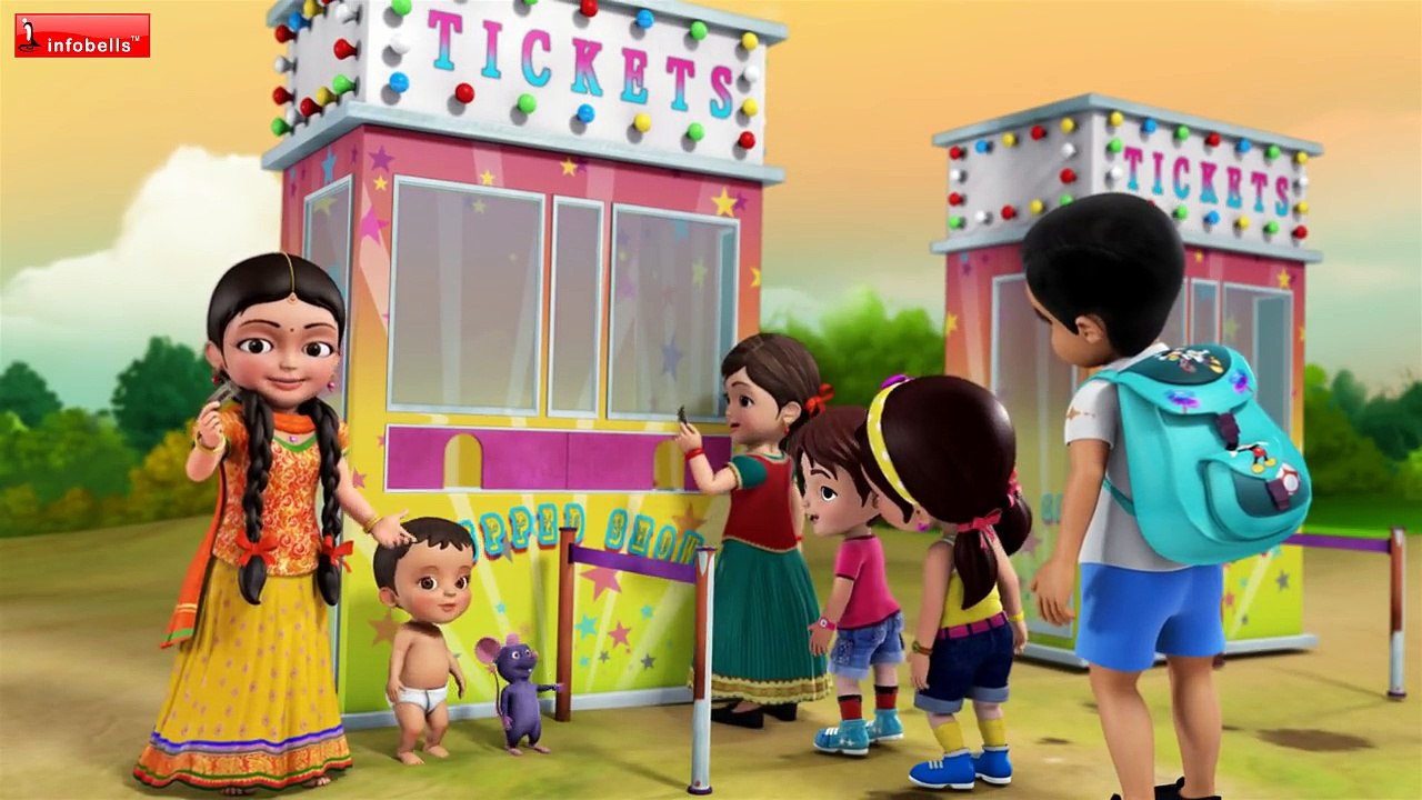 Tik Tik! Tik Tik! Chali ghadi | Hindi Rhymes for Children | Infobells