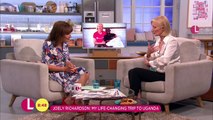 Joely Richardson Gets Emotional Talking About Her Work With Ugandan Refugees | Lorraine