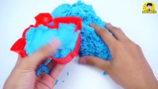 DIY How To Make Kinetic Sand Thomas And Friends Fun - Learn Colors For Kids