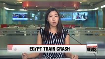 Passenger train collision in Egypt kills at least 40