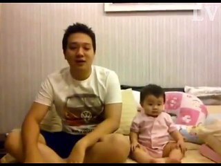 Dancing Together - Cute Baby and Daddy Moment